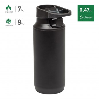Термокружка STANLEY MOUNTAIN 0,47L 10-02285-004 черный