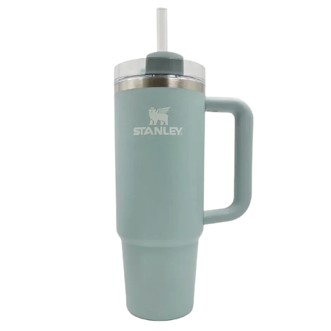 Термокружка STANLEY QUENCHER H2.0 0,88L () с трубочкой, морская 10-11912-124